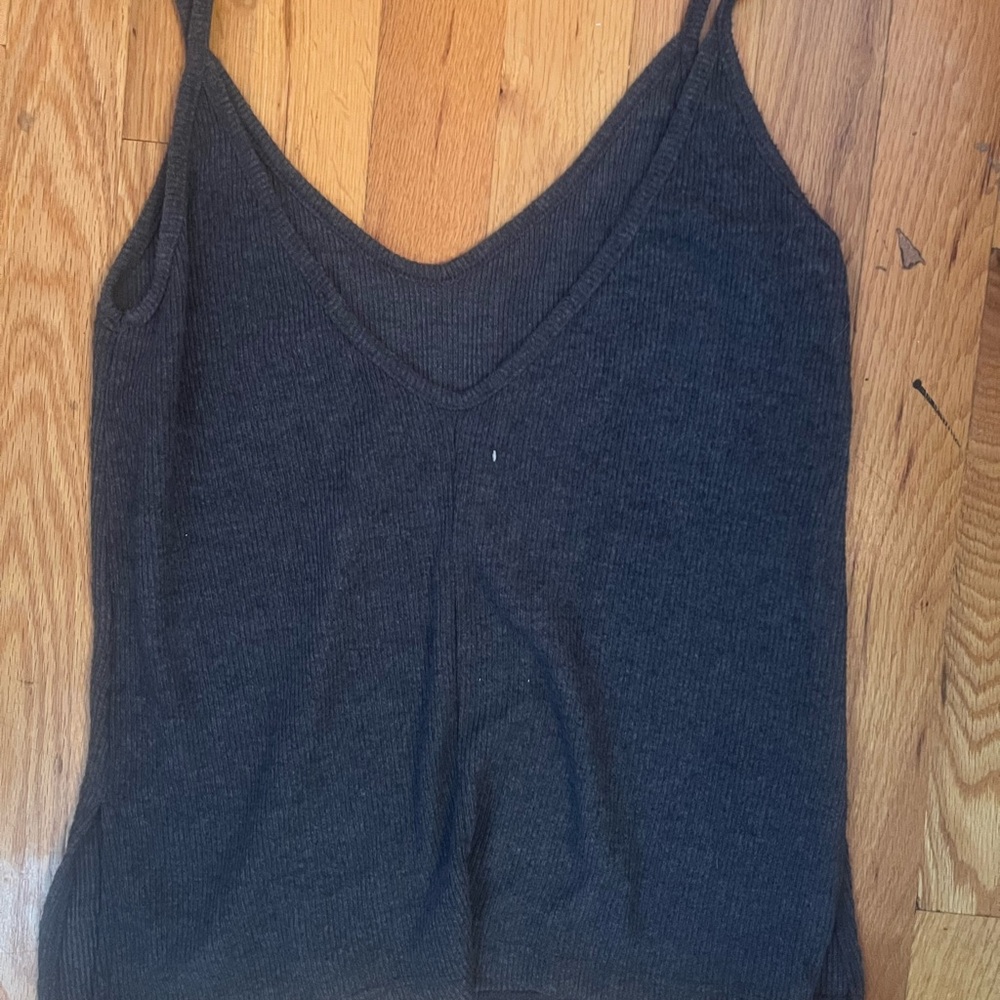 Women's Brandy Melville Black Knit Tank Top